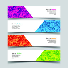 Fototapeta premium Vector Abstract design banner web template