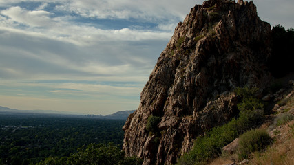 rock in the mountain view
