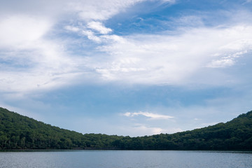 晴れた日の水辺