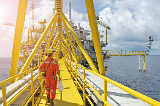 Oil and gas platform or Construction platform