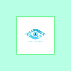 Eye, visible, optical logo design inspiration