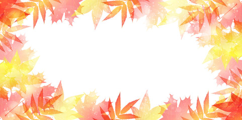 Obraz premium 紅葉 もみじ 葉 背景 