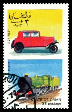 Postage stamp. Riley 1927.