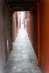 Typische farbige Häuser, Burano, Venedig, Venetien, Italien, Europa