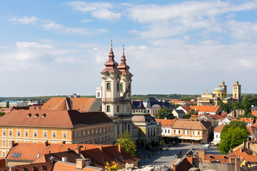 Obraz premium Eger city, Hungary
