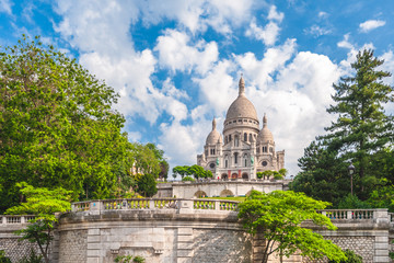 The Basilica of the Sacred Heart of Paris, france