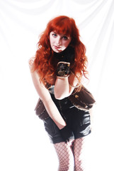 beautiful sexy redhead girl