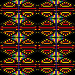 bright graffiti geometric seamless pattern grunge effect