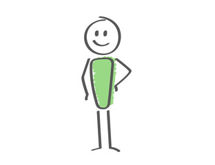 Stick Figure - simple pose man