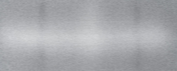 Gray metal sheet brushed