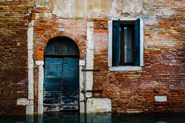 Una porta d'acqua a Venezia
