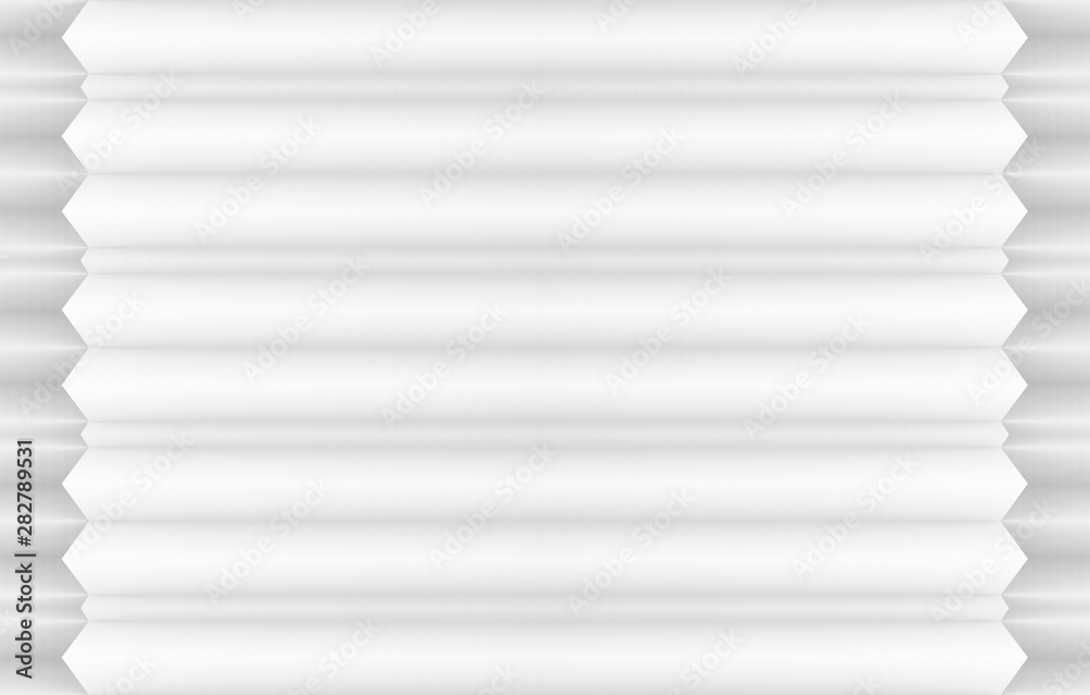 Poster 3d rendering. modern white minimal horizontal parallel bar pattern design wall background.
