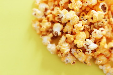 Cheese pop corn for snack food image