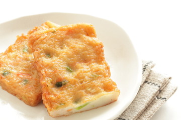 Japanese food, vegetable in fish cake