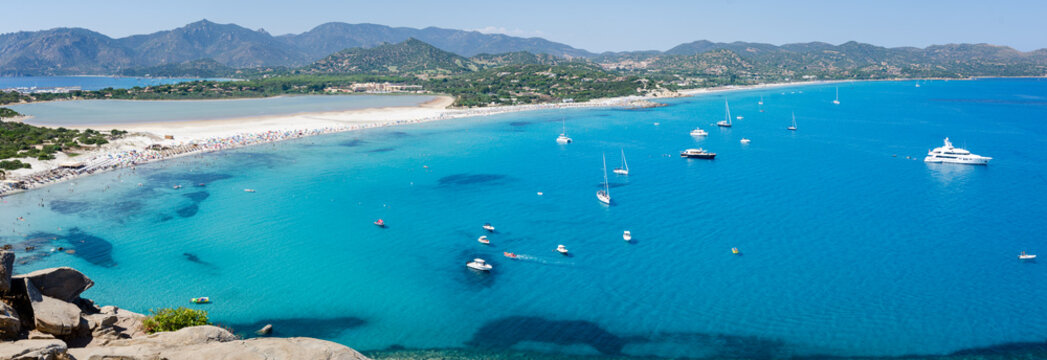 Villasimius Sardinia Beach And Landscape Porto Giunco