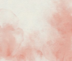 Obraz na płótnie Canvas Watercolor soft pink abstract background