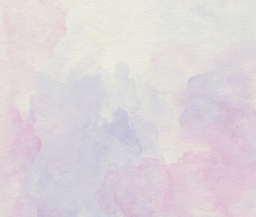 Purple watercolor soft abstract background