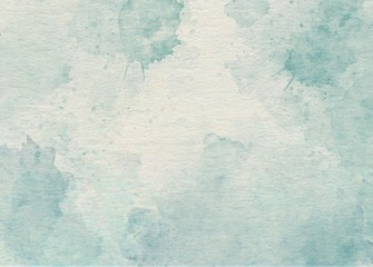 Light blue watercolor soft background