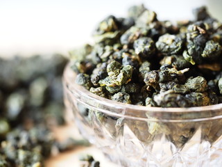 dry green tea oolong