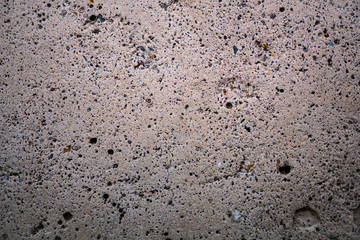 The texture of concrete