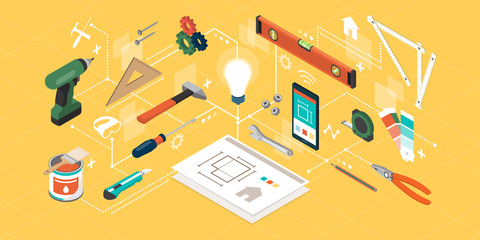 DIY, home renovation and creative projects