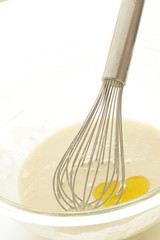 Butter and dough for bakery image