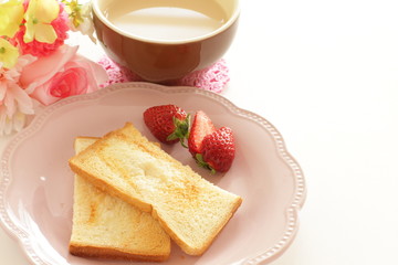 Homemade sugar rusk bread for snack food image