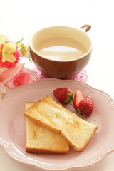 Homemade sugar rusk bread for snack food image