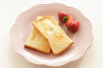 Homemade sugar rusk bread for snack food image