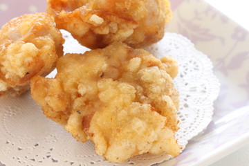 Homemade fried chicken for asian comfort food image