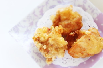 Homemade fried chicken for asian comfort food image