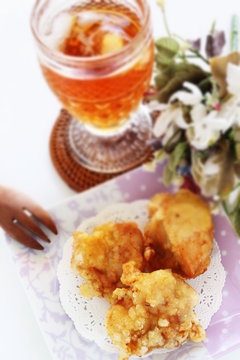 Homemade fried chicken for asian comfort food image
