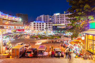 Dalat Center Market in Vietnam