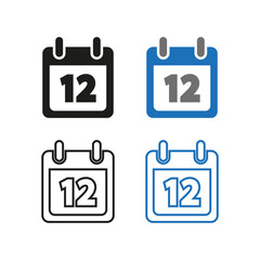 Calendar icon. Simple vector illustration