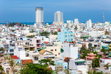 Obraz premium Nha Trang city aerial view