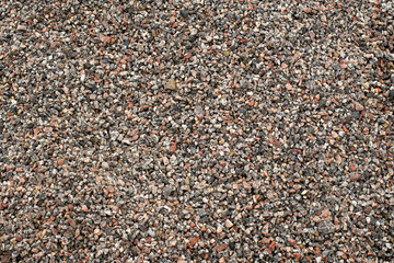 Background of fine stone, gray gravel