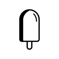 Ice cream icons. Summer dessert, tasty food