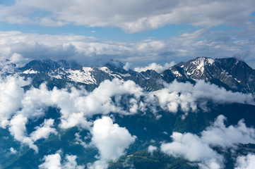 Obraz premium View of Caucasian mountains