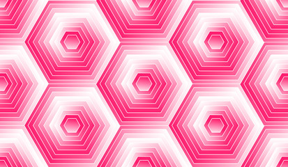hexagonal lights seamless pink white