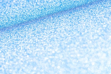 Abstract beautiful background of blue sparkles for festive design