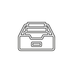 Folder Archive vector icon