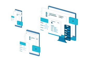 Rocket launch,ship.vector, illustration concept of business product on a market.