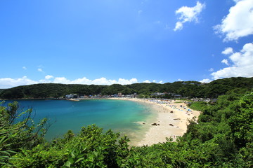 Fototapeta premium 伊豆下田 夏の外浦海岸