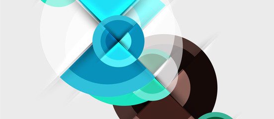 Obraz premium Geometric design abstract background - circles