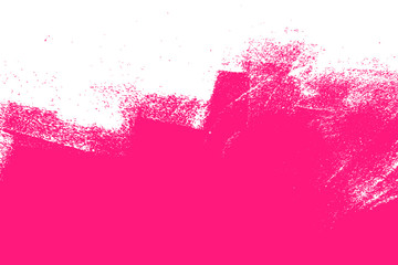 white and pink paint  background texture with brush strokes - 282813923