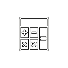 Calculator vector icon