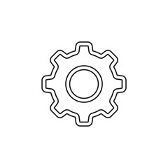 Gear vector icon