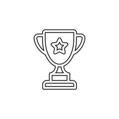 Trophy Cup vector icon