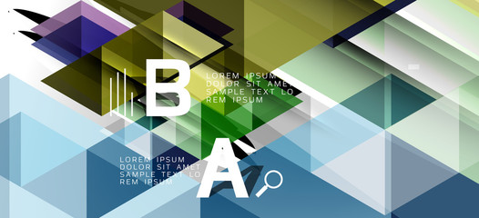 Modern mosaic triangle template background, great design for any purposes. Abstract geometric graphic design triangle pattern. Geometric line pattern.