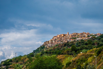 Fototapeta na wymiar Town in Calabria in Italy